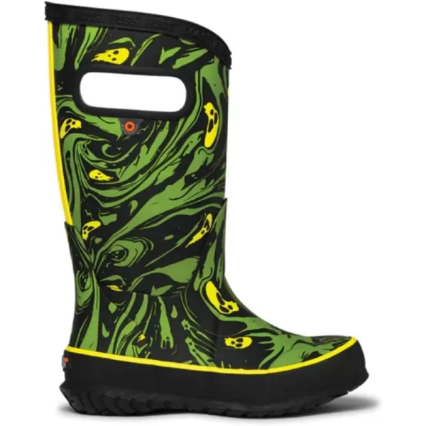 imageBOGS UnisexChild Kids Rainboot Rain BootSpooky Print  Black