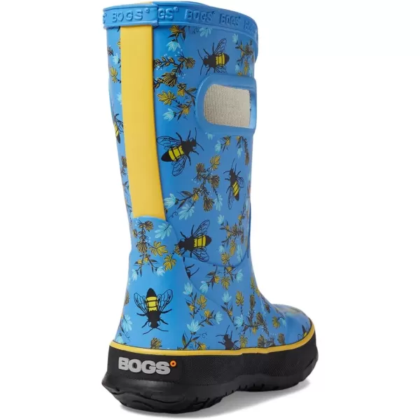 imageBOGS UnisexChild Rain Boot Bees ToddlerLittle Big KidAzure