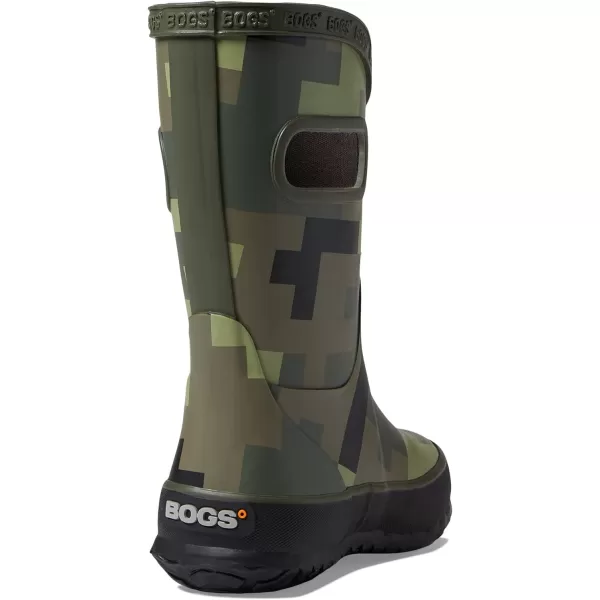 imageBOGS UnisexChild Rain Boot Camo ToddlerLittle Big KidArmy Green