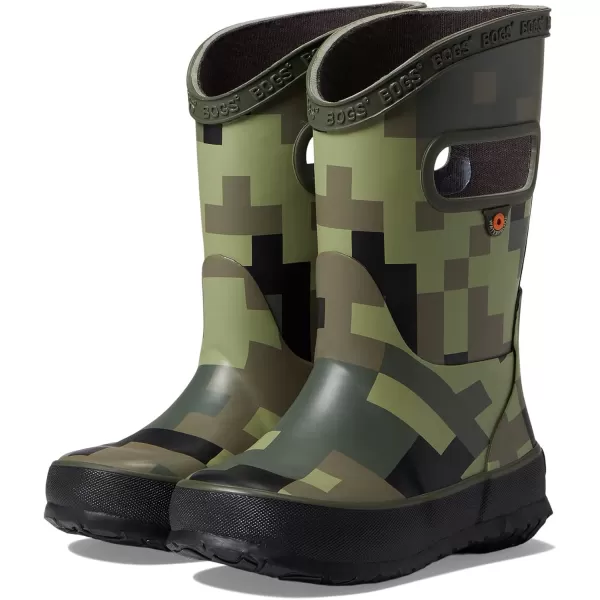 imageBOGS UnisexChild Rain Boot Camo ToddlerLittle Big KidArmy Green