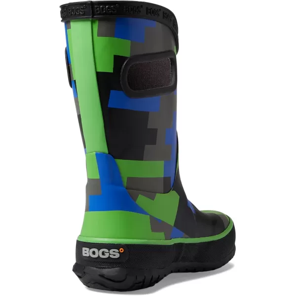 imageBOGS UnisexChild Rain Boot Camo ToddlerLittle Big KidBlackGreen
