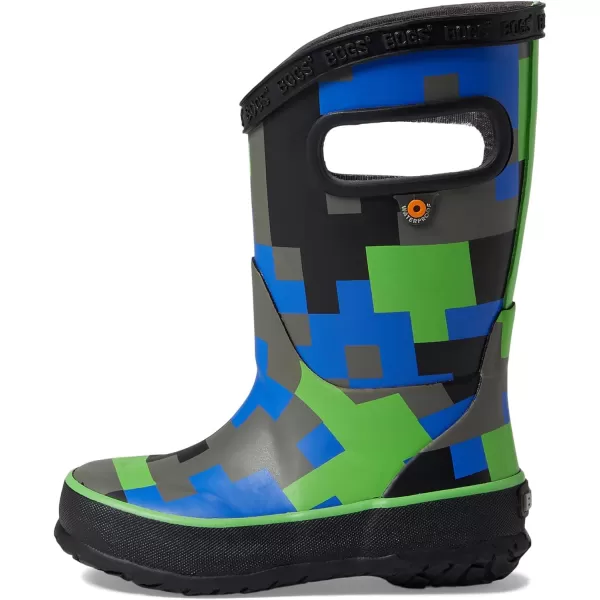 imageBOGS UnisexChild Rain Boot Camo ToddlerLittle Big KidBlackGreen