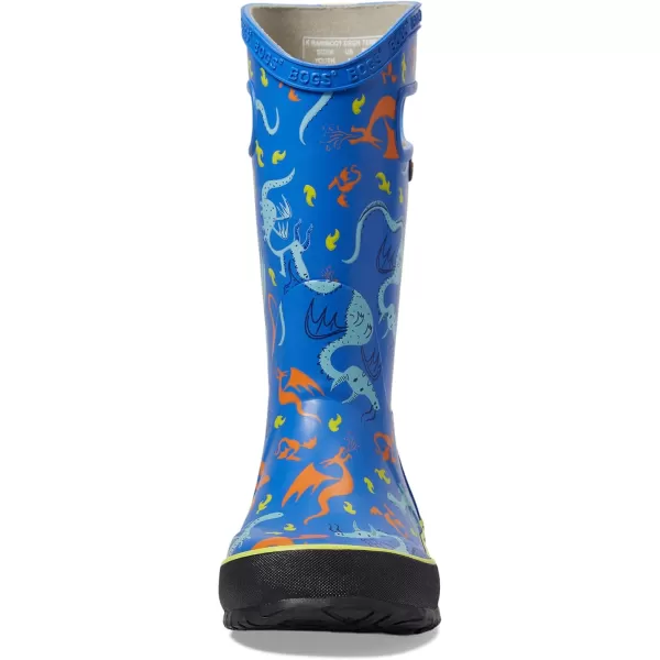 imageBOGS UnisexChild Rain Boot Dragons ToddlerLittle Big KidBlue Multi