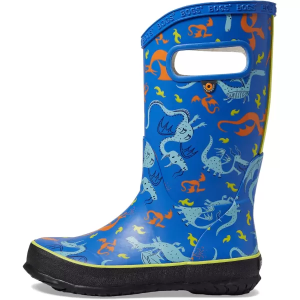 imageBOGS UnisexChild Rain Boot Dragons ToddlerLittle Big KidBlue Multi