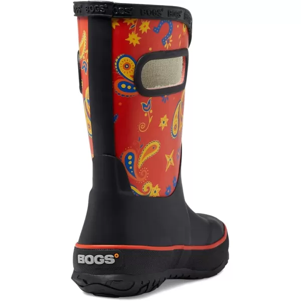 imageBOGS UnisexChild Rain Boot Western ToddlerLittle Big KidRed Multi