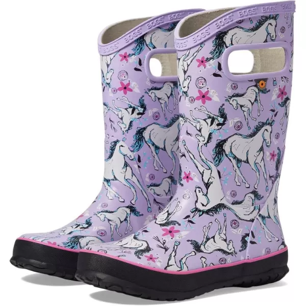 imageBOGS Rain Boot Unicorn Awesome ToddlerLittle KidBig KidLavender Multi
