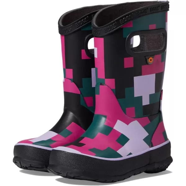 imageBOGS UnisexChild Rain Boot Camo ToddlerLittle Big KidBlack Multi