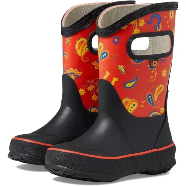 imageBOGS UnisexChild Rain Boot Western ToddlerLittle Big KidRed Multi