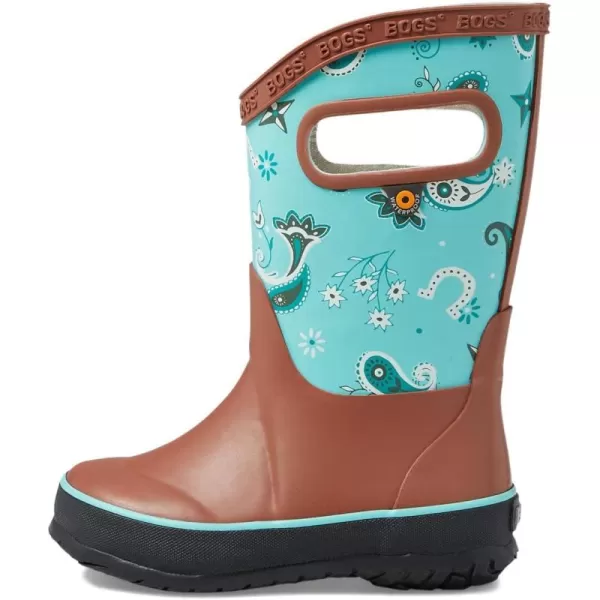 imageBOGS UnisexChild Rain Boot Western ToddlerLittle Big KidTurquoise Multi