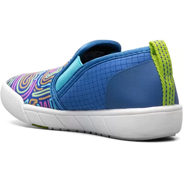 imageBOGS UnisexChild Kicker Ii SliponCloud Geo ToddlerLittle Kid Rain ShoeRoyal Multi
