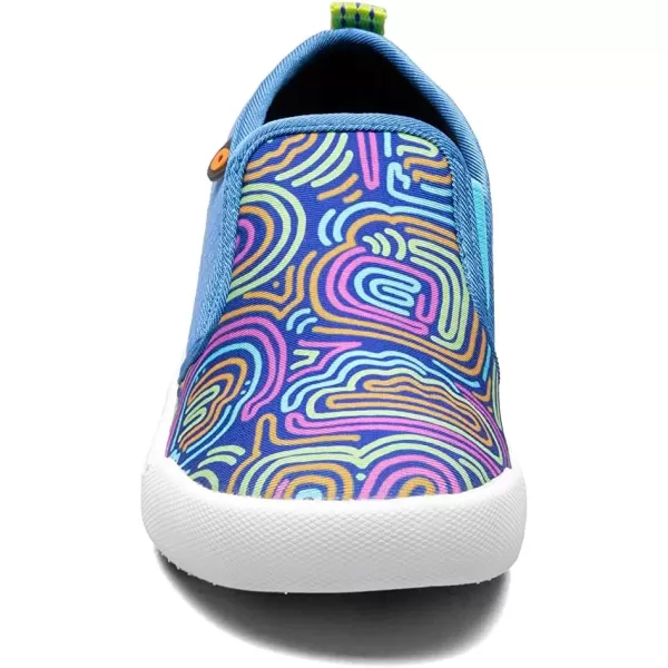 imageBOGS UnisexChild Kicker Ii SliponCloud Geo ToddlerLittle Kid Rain ShoeRoyal Multi