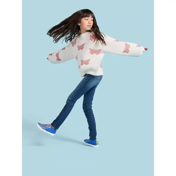 imageBOGS UnisexChild Kicker Ii SliponCloud Geo ToddlerLittle Kid Rain ShoeRoyal Multi