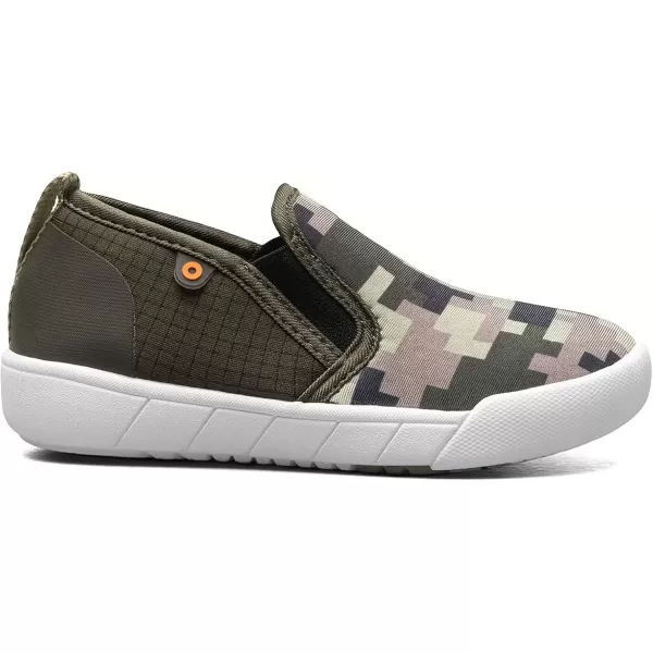 imageBOGS UnisexChild Kicker Ii SliponMedium Camo ToddlerLittle Kid Rain ShoeArmy Green