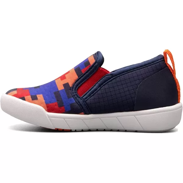 imageBOGS UnisexChild Kicker Ii SliponMedium Camo ToddlerLittle Kid Rain ShoeNavy Multi
