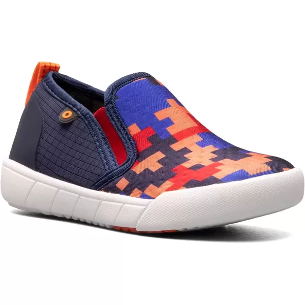 imageBOGS UnisexChild Kicker Ii SliponMedium Camo ToddlerLittle Kid Rain ShoeNavy Multi