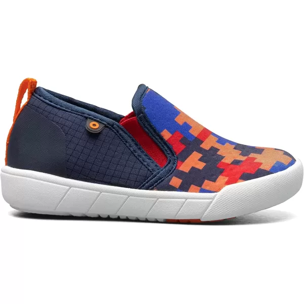 imageBOGS UnisexChild Kicker Ii SliponMedium Camo ToddlerLittle Kid Rain ShoeNavy Multi