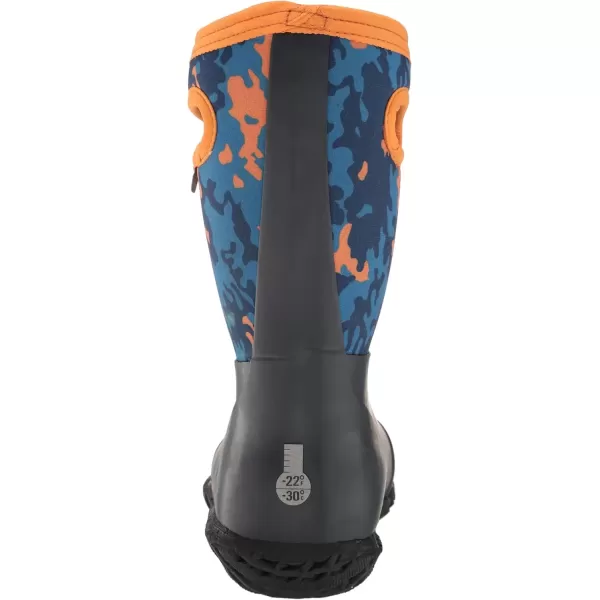 imageBOGS UnisexChild Waterproof Insulated Rubber and Neoprene Winter Rain BootNeo Camo  Navy