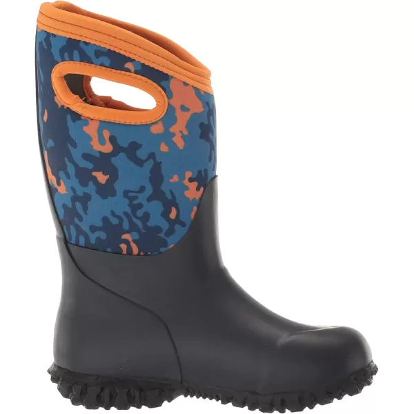 imageBOGS UnisexChild Waterproof Insulated Rubber and Neoprene Winter Rain BootNeo Camo  Navy