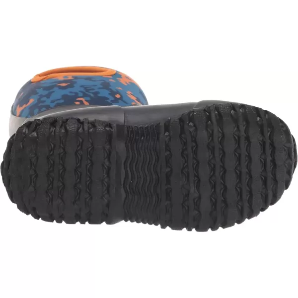 imageBOGS UnisexChild Waterproof Insulated Rubber and Neoprene Winter Rain BootNeo Camo  Navy