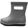 imageBOGS UnisexChild Kids Skipper Ii Rain Boot SolidGrey