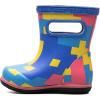 imageBOGS UnisexChild Kids Skipper Ii Rain BootElectric Blue Multi