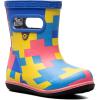 imageBOGS UnisexChild Kids Skipper Ii Rain BootElectric Blue Multi