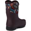 imageBOGS Womens NeoClassic Mid Glossy Abstract Snow BootBurgundy Multi