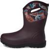 imageBOGS Womens NeoClassic Mid Glossy Abstract Snow BootBurgundy Multi