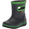 imageBOGS UnisexChild Kids Skipper Ii Rain Boot SolidNavyGreen