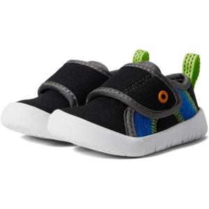 imageBOGS UnisexChild Kids Baby Kicker Hook and Loop Shoe SneakerBlack