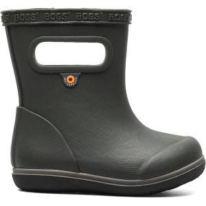 imageBOGS UnisexChild Kids Skipper Ii Rain Boot SolidDark Green