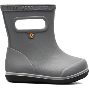 imageBOGS UnisexChild Kids Skipper Ii Rain Boot SolidGrey