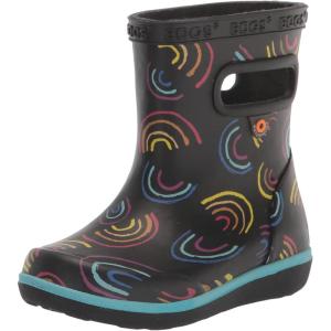 imageBOGS UnisexChild Kids Skipper Ii Rain BootBlack Multi