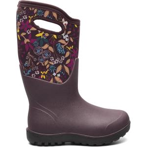 imageBOGS Womens NeoClassic Boot RainCartoon Flower Print  Burgundy