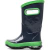 imageBOGS Rainboot Solid Kids ToddlerYouth BootNavyGreen