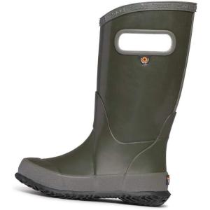imageBOGS Rainboot Solid Kids ToddlerYouth BootDark Green