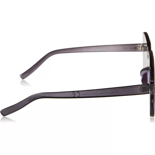 CIRCUS NY BY SAM EDELMAN Women's Cc467 Oversized Square Shield Sunglasses with Uv400 Protection-Trendy Gifts for Her, 62mm