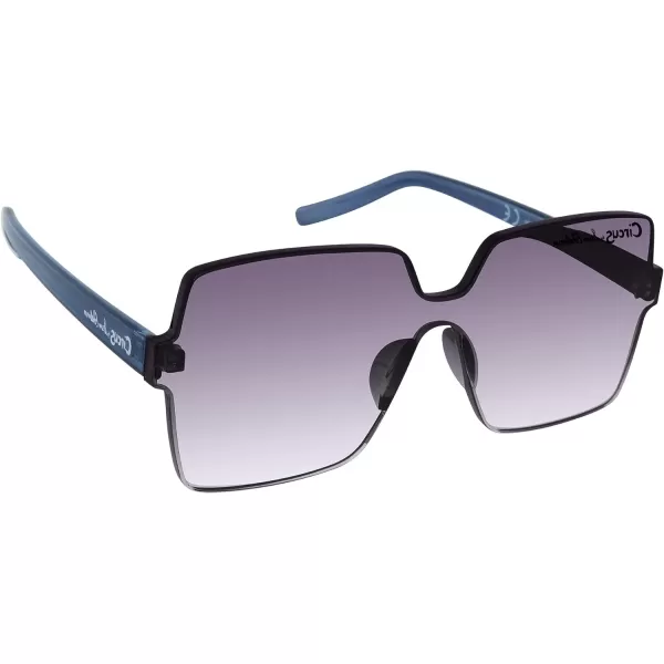 CIRCUS NY BY SAM EDELMAN Women's Cc467 Oversized Square Shield Sunglasses with Uv400 Protection-Trendy Gifts for Her, 62mm