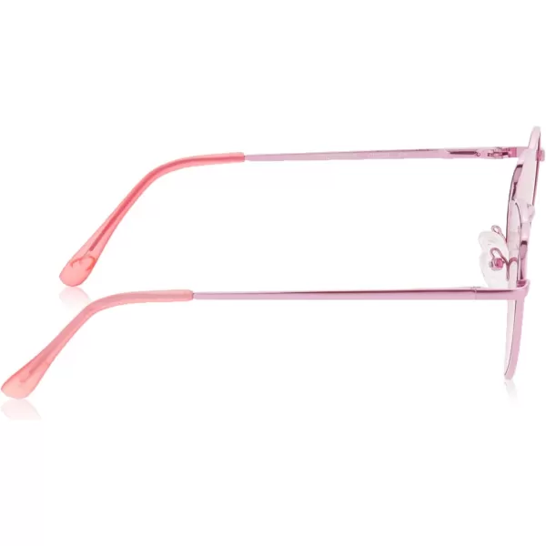 CIRCUS NY BY SAM EDELMAN Women's Cc529 Metal Heart Sunglasses with Uv400 Protection-Trendy Gifts for Her, 55mm