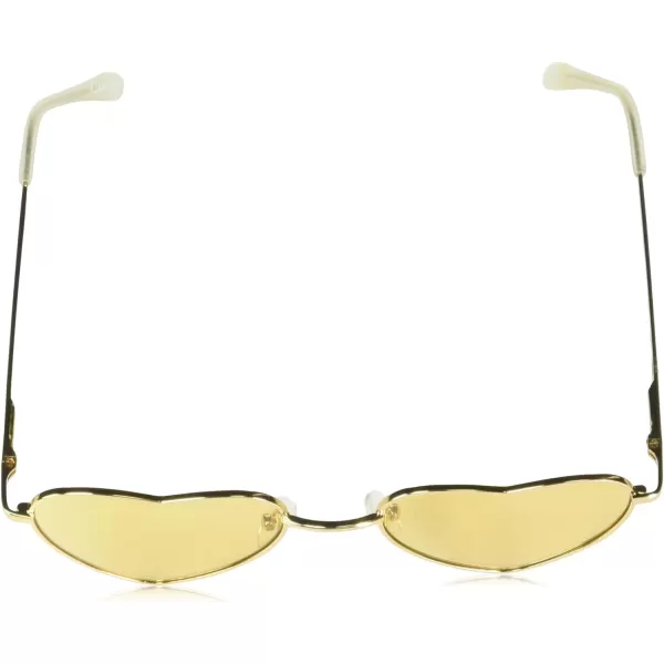 CIRCUS NY BY SAM EDELMAN Women's Cc529 Metal Heart Sunglasses with Uv400 Protection-Trendy Gifts for Her, 55mm