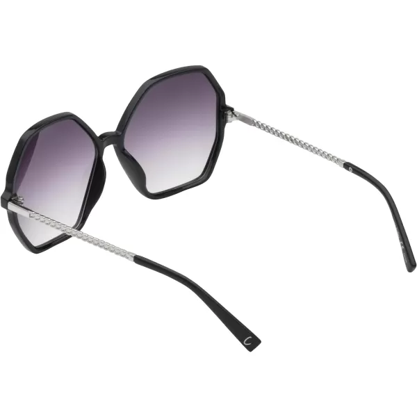 CIRCUS NY BY SAM EDELMAN Women's Cc534 Hexagonal Sunglasses with Uv400 Protection-Trendy Gifts for Her, 59mm