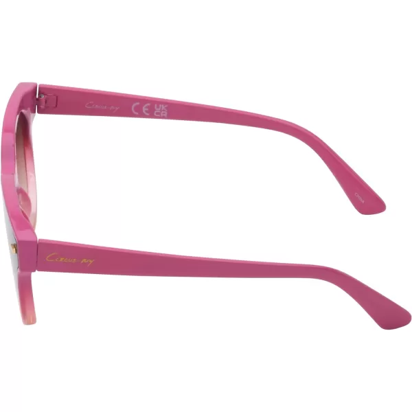 CIRCUS NY BY SAM EDELMAN Women's Cc625 Vintage Cat Eye Round Sunglasses with Uv400 Protection-Trendy Gifts for Her, 50 Mm