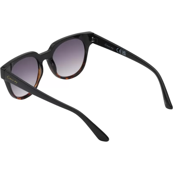 CIRCUS NY BY SAM EDELMAN Women's Cc625 Vintage Cat Eye Round Sunglasses with Uv400 Protection-Trendy Gifts for Her, 50 Mm