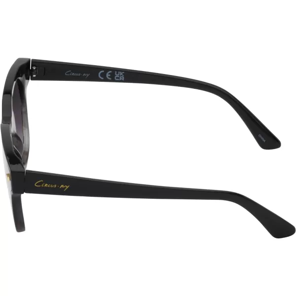 CIRCUS NY BY SAM EDELMAN Women's Cc625 Vintage Cat Eye Round Sunglasses with Uv400 Protection-Trendy Gifts for Her, 50 Mm