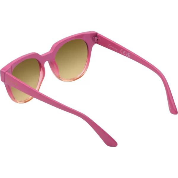 CIRCUS NY BY SAM EDELMAN Women's Cc625 Vintage Cat Eye Round Sunglasses with Uv400 Protection-Trendy Gifts for Her, 50 Mm