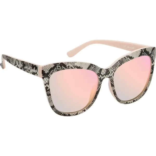 Circus NY Women's Cc483 Oversized Cat Eye Sunglasses with Uv400 Protection. Trendy Gifts for Her, 57 Mm