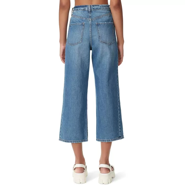 Circus NY Women's High Rise Wide Leg Cropped Jean