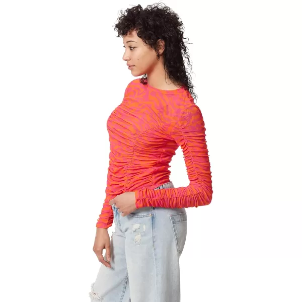 Circus NY Women's Imogen Ruched Long Sleeve Knit Top