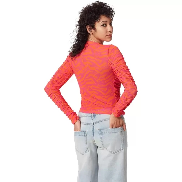 Circus NY Women's Imogen Ruched Long Sleeve Knit Top