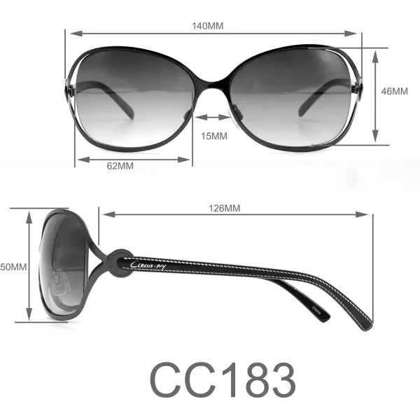 Circus by Sam Edelman Cc183 Vented Metal UV Protective Rectangular Sunglasses. Trend-Right Gifts for Women, 60 mm